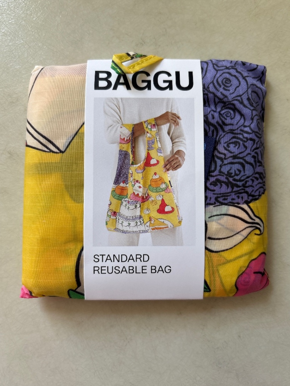 NWT BAGGU STANDARD PATISSERIE RETIRED PRINT